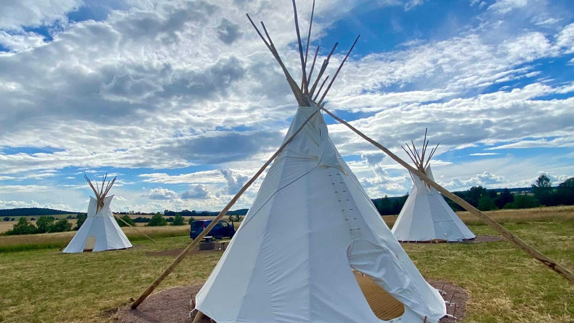 Alpaka-Tipi-Park Otel Bad Salzungen Dış mekan fotoğraf